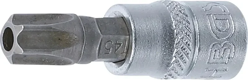 Zástrčná bitová hlavice 1/4" T 45 BGS102165-T45 s vrtáním (BGS102165-T45) Super Cena