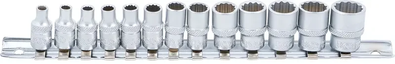 Značkový Nástrčné hlavice 1/4" 12hranné 4 ÷ 14 mm BGS102269 Sada 13 dílů (BGS102269)