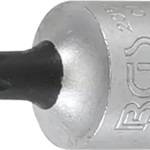Zástrčná hlavice 1/4" T-profil (pro Torx plus) TS20, s otvorem. BGS 2355 (BGS102355-TS20) Sezónní Sleva
