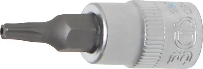 Zástrčná bitová hlavice 1/4" T 15 BGS102358 s vrtáním (BGS102358) Horká Nabídka