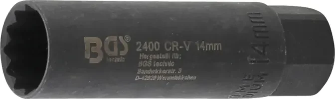 Zlevněný Nástrčná hlavice 3/8" 12hranná 14 mm BGS102400 pro zapalovací svíčky (BGS102400)