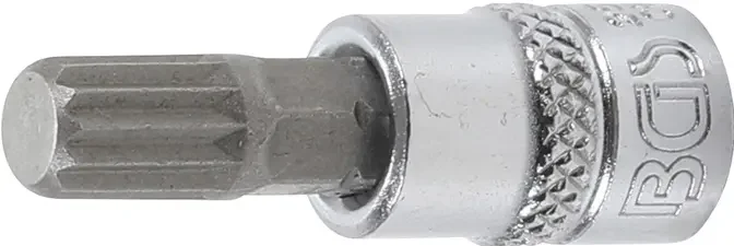 Zástrčná bitová hlavice 1/4" XZN M8 BGS102503 (BGS102503) Nejlepší Volba