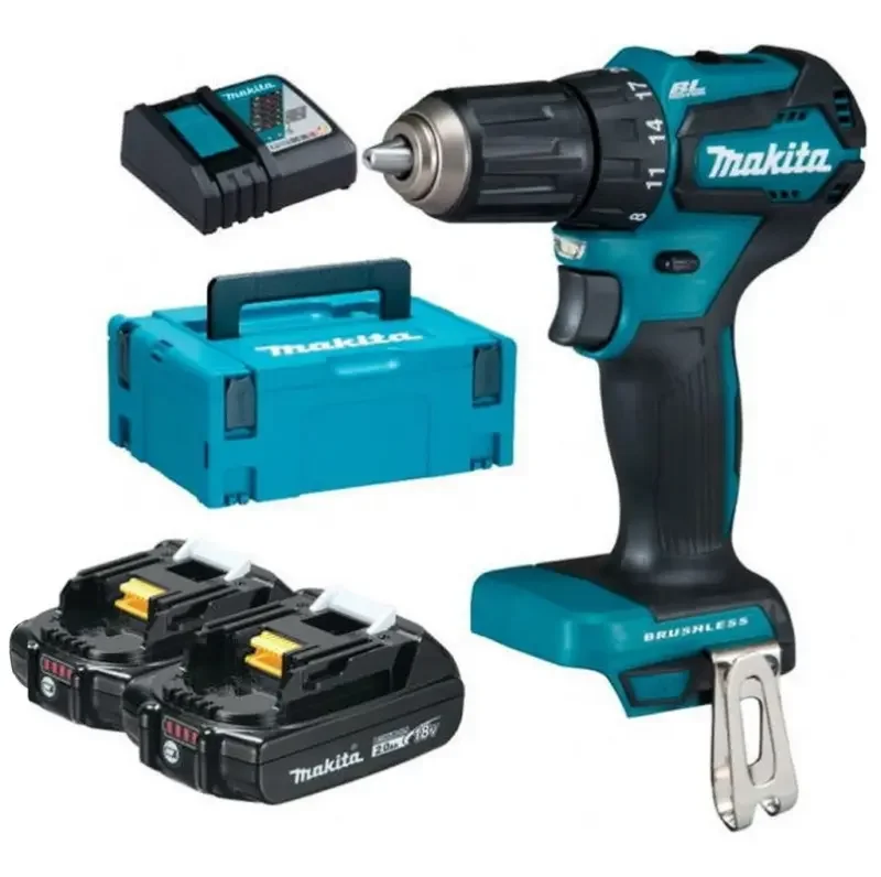 Tovární Cena Aku bezuhlíkový šroubovák LXT Makita DDF485RAJ (2,0 Ah) (MADDF485RAJ)