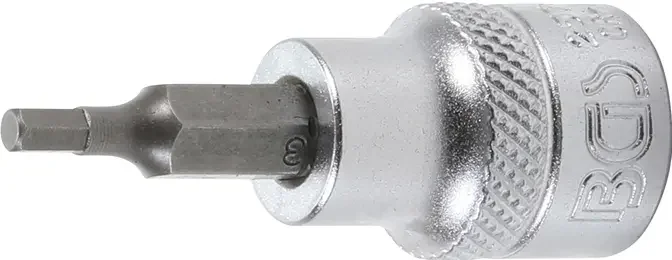 Zástrčná bitová hlavice 3/8" inbus 3,0 mm BGS012576 (BGS102576) Akce
