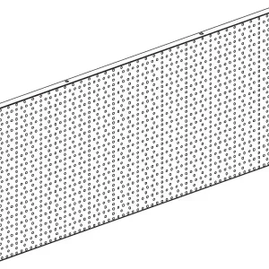 Aktuální Zadní panel 200/625mm děrovaný !OBJ! (L81481)