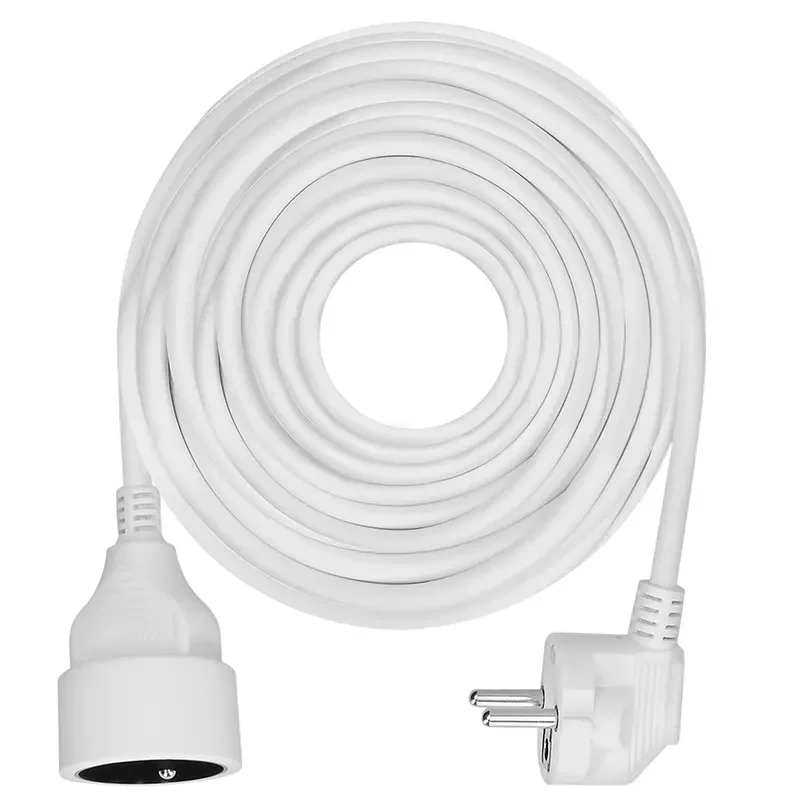 Akční Nabídka Prodlužovací přívod - spojka Solight PS16, 1 zásuvka, 10m, 3 x 1mm2, bílá (SOLIPS16)