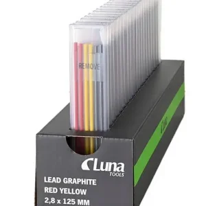 Akce Náhradní tuhy Luna LSP 2,8 mm, žlutá, červená, černá (display 20x sada po 6 ks) (LUNA266221019)
