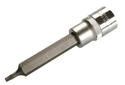 Značkový Zástrčná hlavice 1/2" T-profil T15 BGS104468, délka 100 mm (BGS104468)
