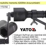 YATO Násobič kroutícího momentu 4200Nm dvourychlostní YT-0782 Oblíbený