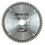 YATO Pilový kotouč na hliník 210x30mm 72 zubů YT-6093 Horká Nabídka