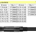 Akční Cena YATO Výstružník stavitelný 19,00-21,00mm HSS YT-28960