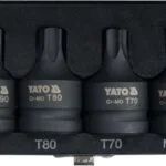 YATO Zástrčné hlavice TORX a XZN kované 3/4″ sada 6ks T70-T100 a M16-M18 Ihned K Objednání