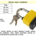 Zámek visací vodotěsný 50 mm Oblíbený