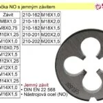 Závitové očko M16x1,0 NO jemný závit Výprodej