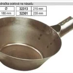 Zednická naběračka na násadu ocelová 215mm Nová Kolekce