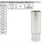 Zlevněný Gola ořech šestihran1/4″ prodloužený 13mm