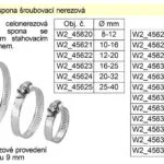 Nejprodávanější Hadicová spona šroubovací nerezová 140-160 mm