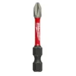 MILWAUKEE Shockwave bit křížový PH2x50mm 1/4 Impact Duty – 1ks Super Cena