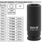 Aktuální Gola ořech šestihran 1/2″ kovaný prodloužený 17mm