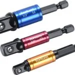 adaptéry do vrtačky, s otočným úchytem 1/4″-3/8″-1/2″, 3ks, FORTUM Cenově Výhodný