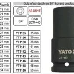 Značkový Gola ořech šestihran 3/4″ kovaný prodloužený 41mm