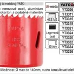 Zlevněný Pilový vrták do kovu korunkový bimetalový vyřezávací 83mm YATO