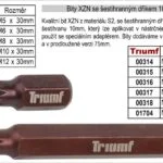 Akční Nabídka Bit XZN M10 se šestihranným dříkem 10mm, prodloužený délka 75mm