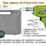 Zlevněný Pájkapistolová 100 W Extol Craft v kufru