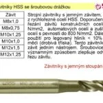 Akční Nabídka Strojní závitník M10x1,25 HSS šroubová drážka jemný závit