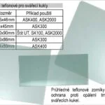 Zorník krycí teflonový 105x46mm Ověřený