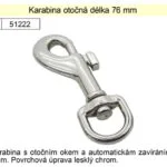 Aktuální Karabina otočná 76mm