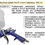 Zlevněný Pistole stříkací vzduchová HVLP Magg Profi horní nádobka 600ml