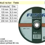 Akce Kotoučbrusný na ocelFesta 230 x 6,4 mm