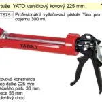 YATO Lis na kartuše vaničkový kovový, pistole vytlačovací Vysoce Kvalitní