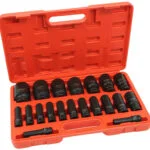Značkový VERKE Gola ořechy šestihranné kované prodloužené 1/2″ sada 20kusů 10-38mm V39468