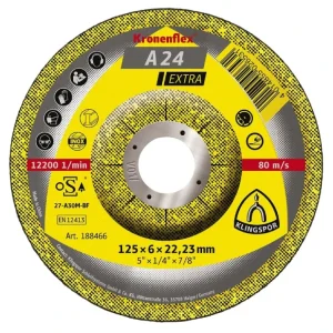 Autentický KLINGSPOR Kotouč brusný A 24 Extra A-ocel | 150x6x22,2 mm