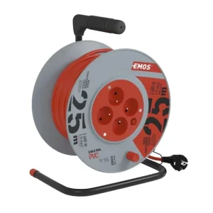 Akce EMOS Prodlužovací kabel na bubnu | 4 zásuvky, 230 V / 50 m, (1,5 mm²)