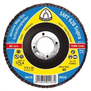 Akční Cena KLINGSPOR Kotouč brusný lamelový zirkon SMT 624 | 125 mm zr. 40