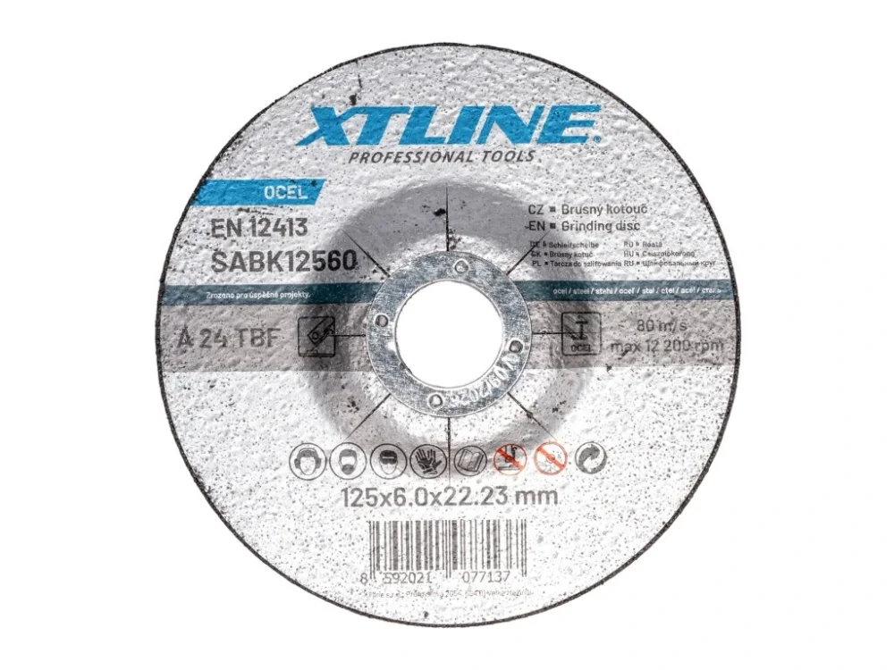 Aktuální XTLINE Kotouč brusný na ocel | 150x6,0x22,2 mm