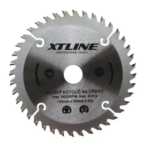Zlevněný XTLINE Kotouč pilový s SK plátky - trapéz | 160x1,6x20 mm, 60 zubů