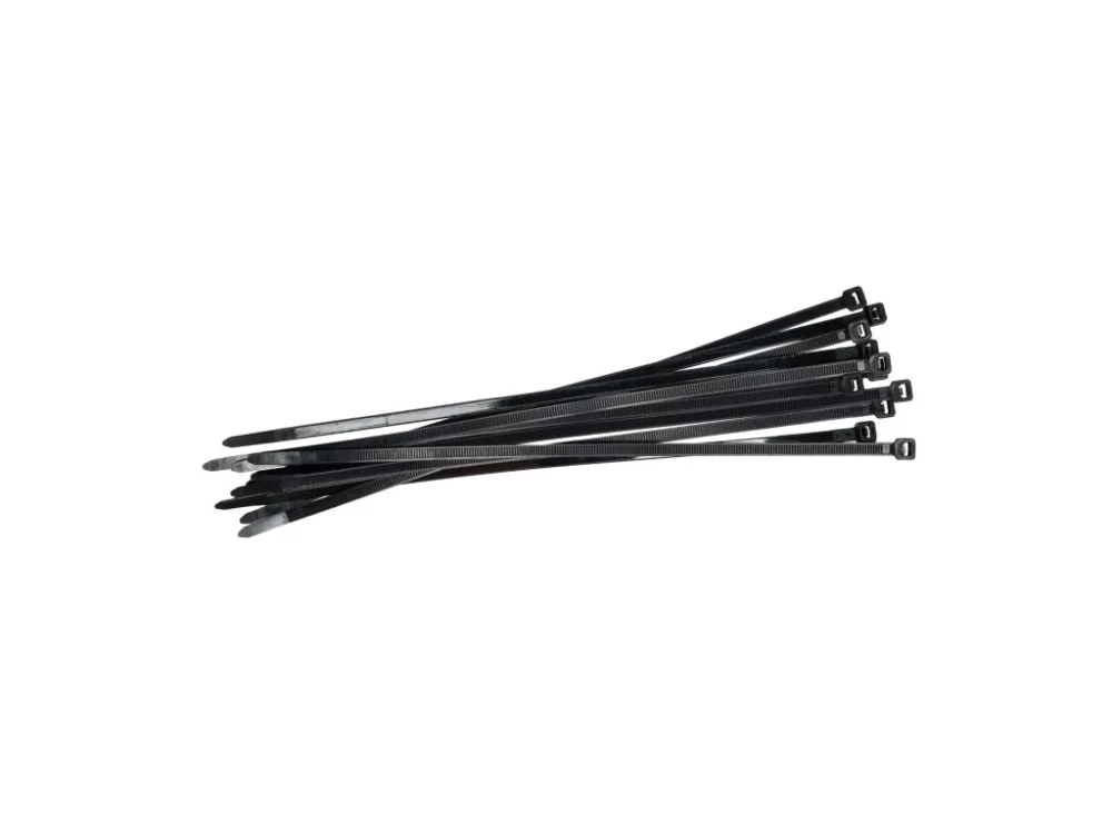 XTLINE Vázací pásky nylonové černé | 400x7,6 mm, 1bal/50ks Cenová Bomba