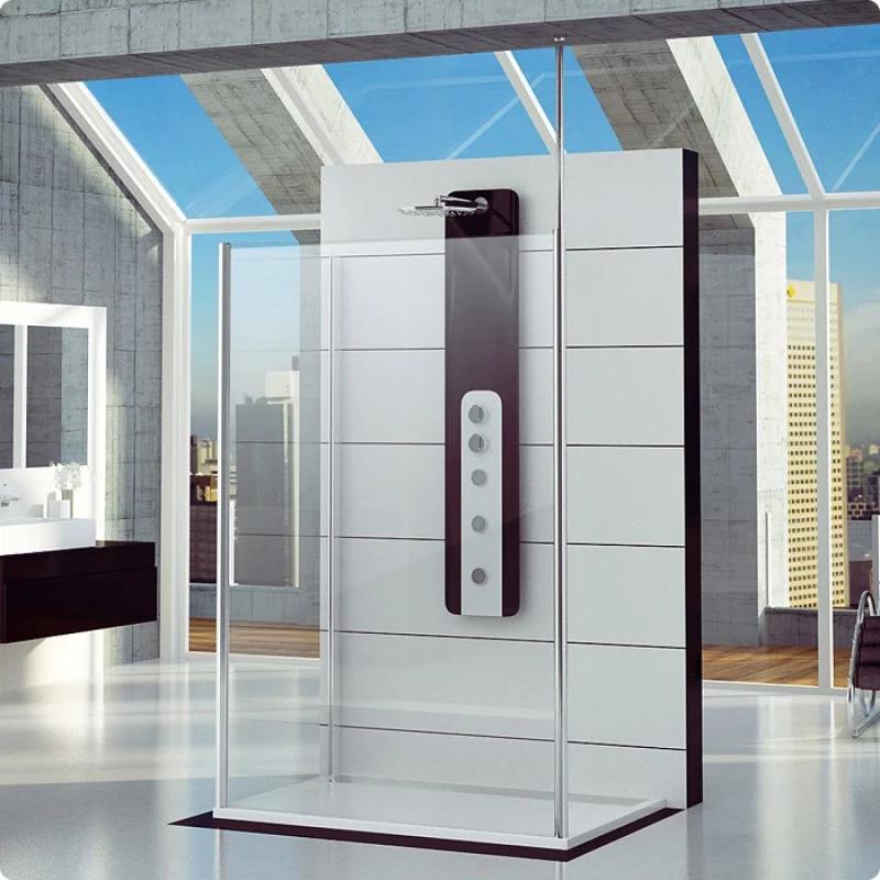 Akce RONAL FUDT Fun doplnková boční stěna v 90°, 120cm, barva*/linie FUDT1200SF51