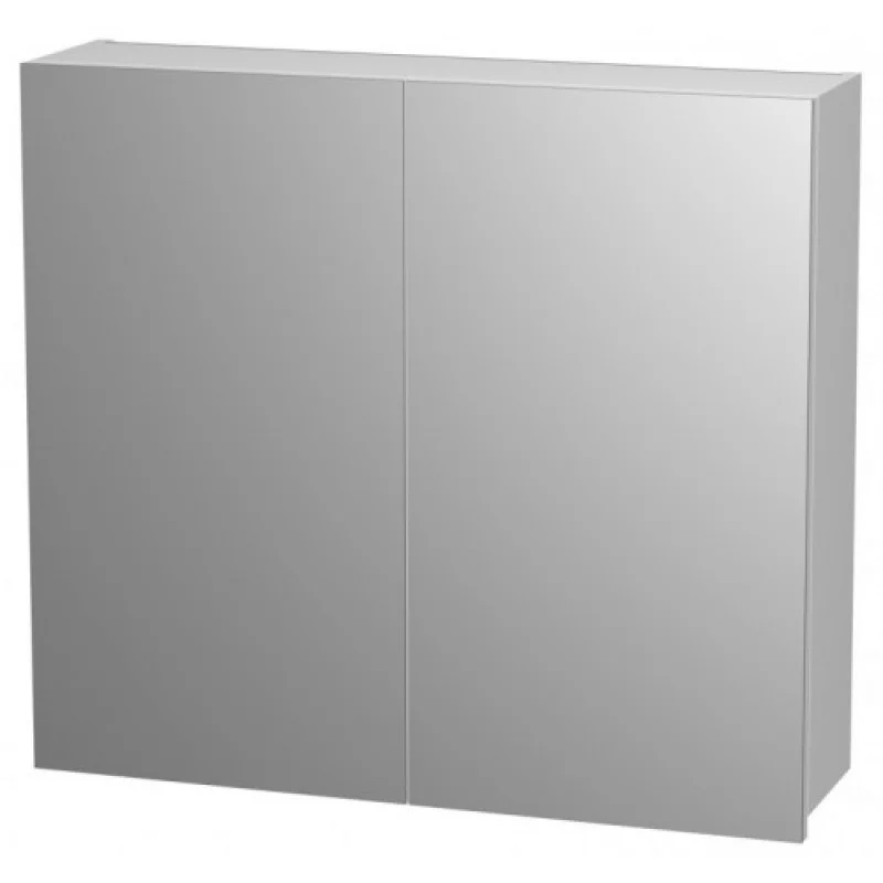 Akce INTEDOOR NORDIC koupelnová zrcadlová stěna 80cm, bez osvětlení, šedá lesk NYZS80/U506