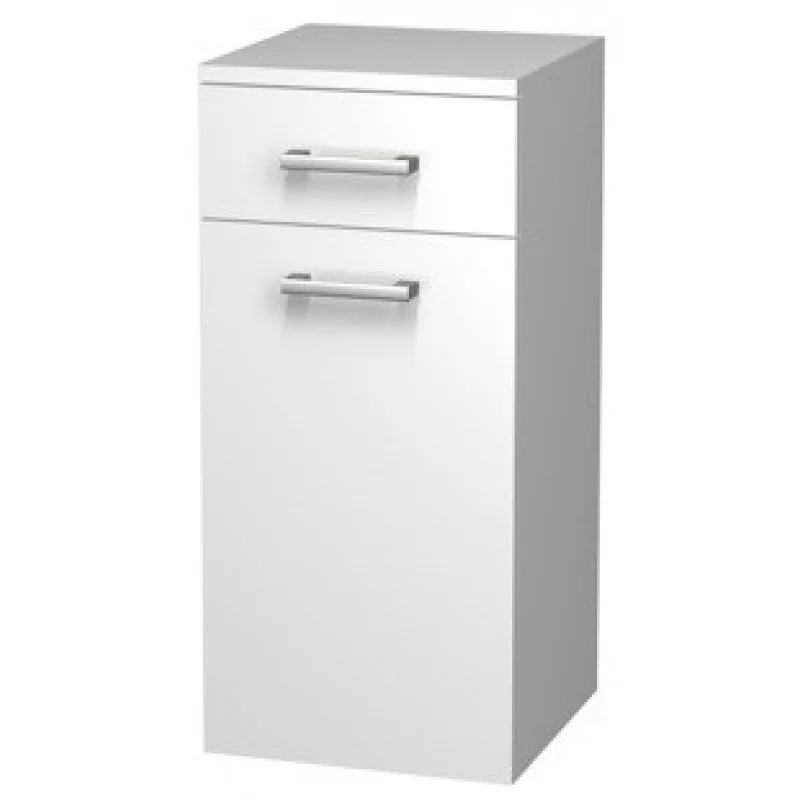 Akce INTEDOOR NEW YORK střední koupelnová skříňka 35cm, závěsná, šedá lesk NYSS351ZK/U506