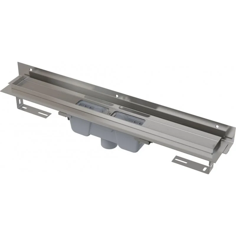 ALCAPLAST Flexible podlahový žlab 750 mm s okrajem pro perforovaný rošt APZ1004-750 Cenový Hit