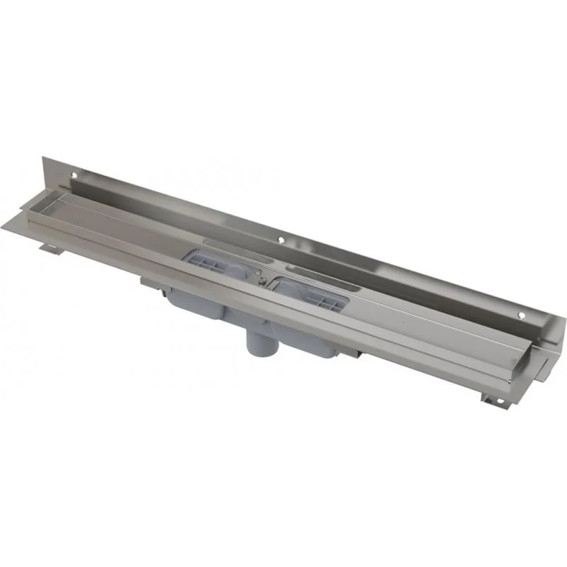 ALCAPLAST Flexible Low podlahový žlab 550 mm s okrajem pro perforovaný rošt APZ1104-550 Akční Cena