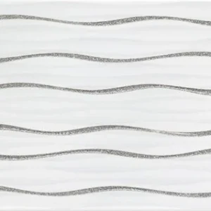 Akční Cena SAPHO ROYAL SUITE Decor Waves White keramická obkládačka 20x50 013063