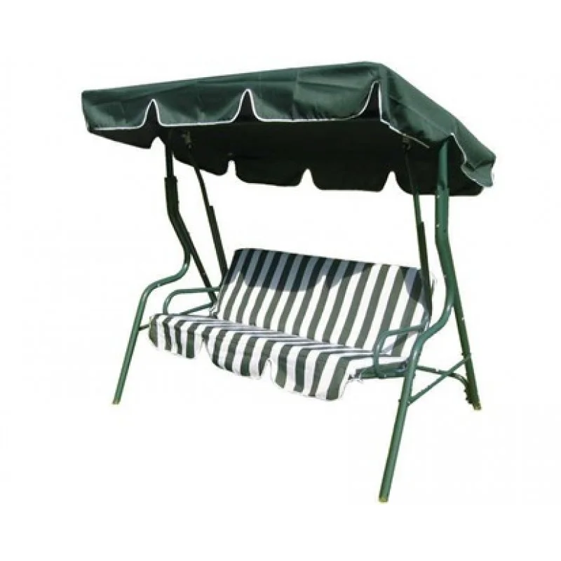 Akční Cena HAPPY GREEN Zahradní houpačka STRIPY II zelená