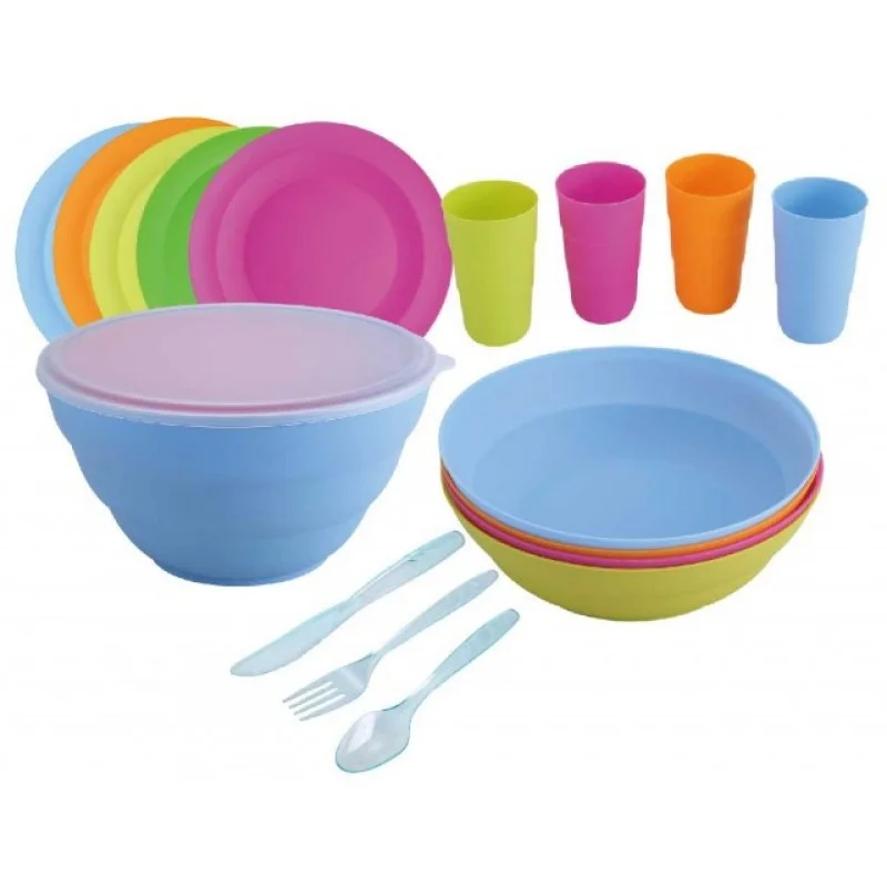 Aktuální BERGNER Piknikový set 25 ks - zelená RB-4401