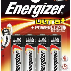 Akční Cena ENERGIZER Alkalické tužkové baterie Ultra+ LR6/4 4xAA 35035759